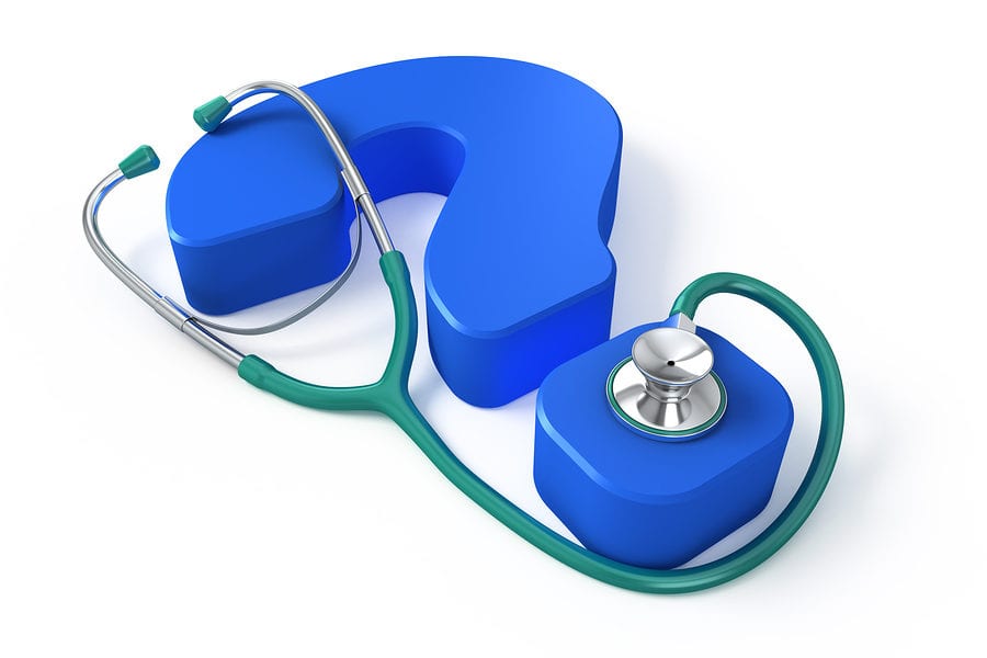 question mark stethoscope
