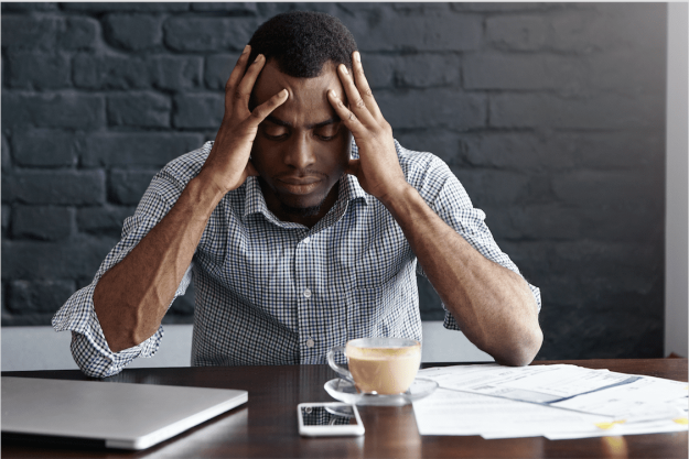 Man struggles with depression after being laid off from his job