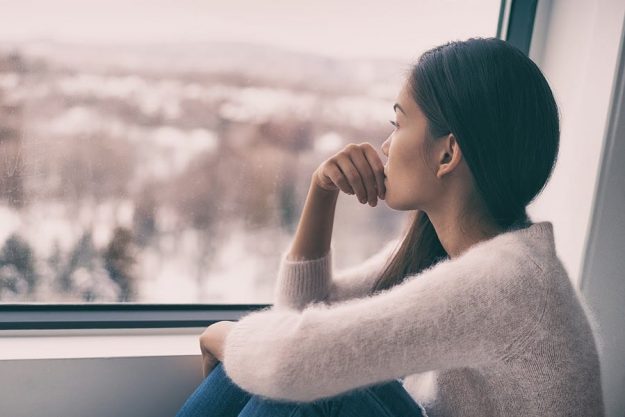 Woman with Seasonal Depression Woman with Seasonal Depression