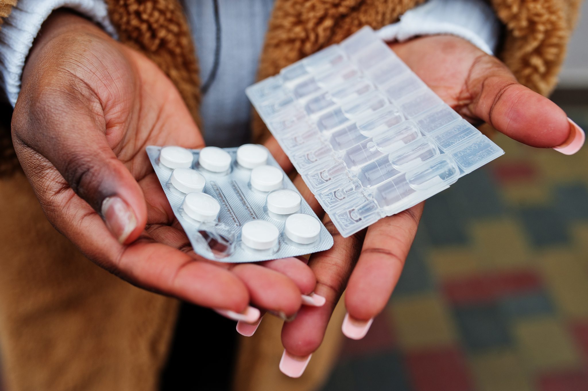 Woman treats her depression with traditional and alternative therapies