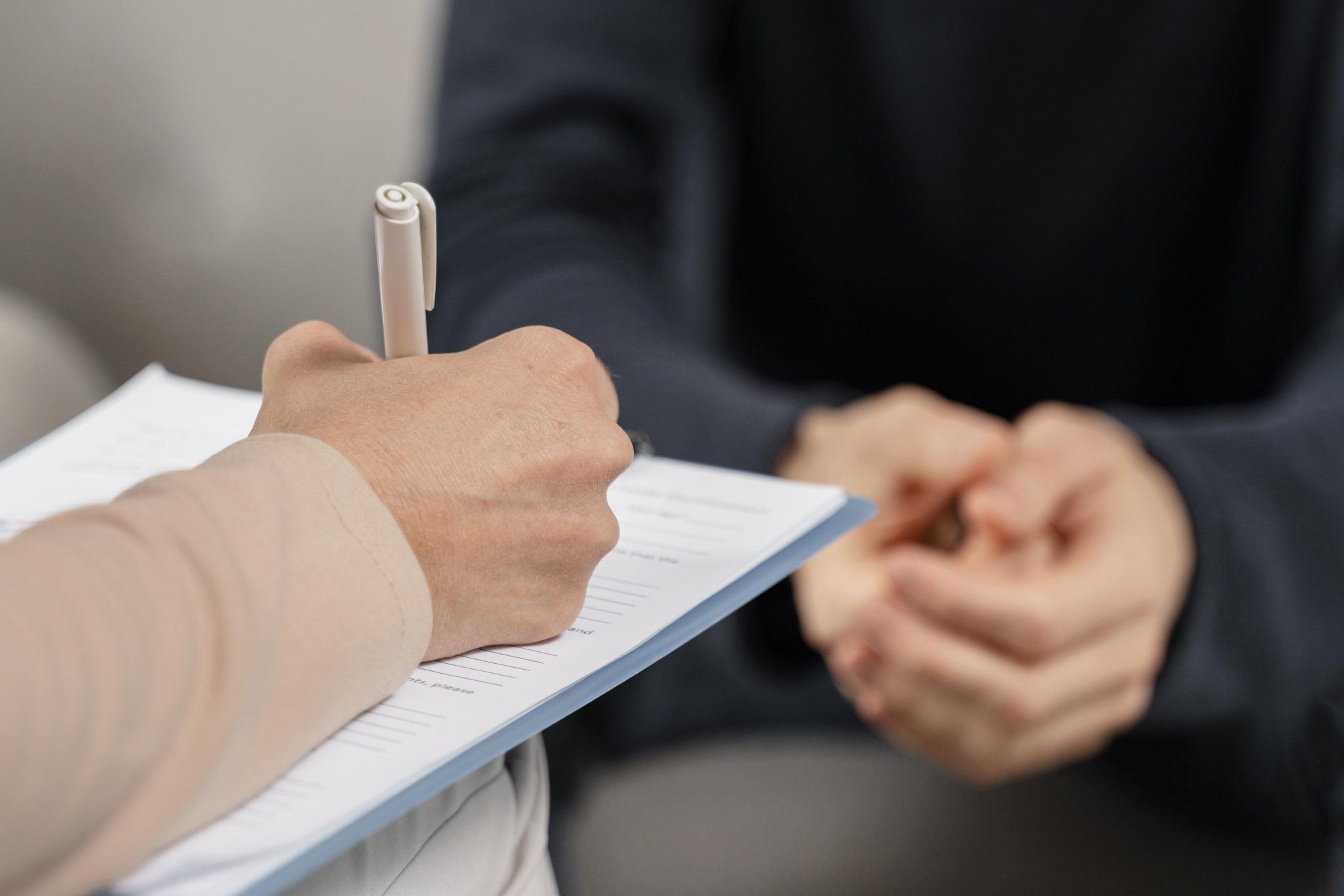 patient starting TMS treatment for depression