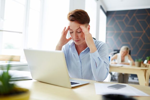 woman-concentrating